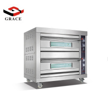 high quality  Free Standing 2-Deck-4-Tray Bread Bakery Pizza Gas Oven